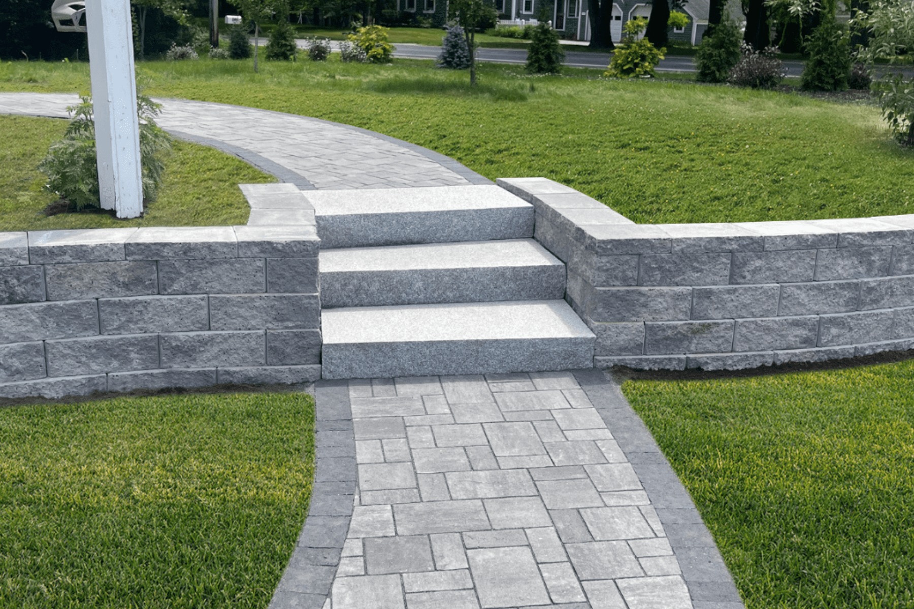 Walkway Pavers and Steps